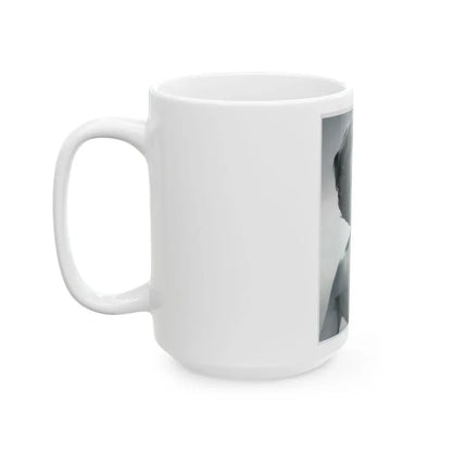 Allison Hayes #102 - Upper Body 8x10 B&W HQ Re-Print Glamour Promo Photo from Archival Negative (Vintage Female Icon) White Coffee Mug - Go Mug Yourself