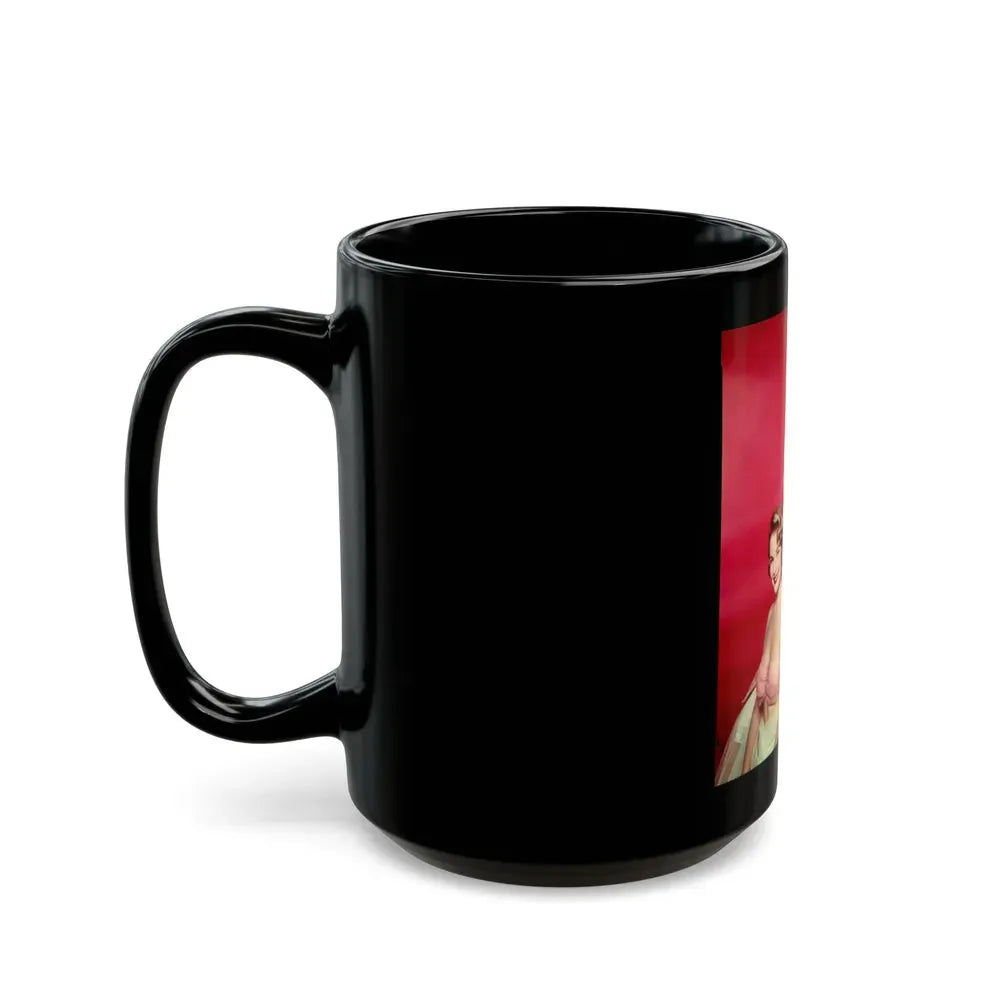 Allison Hayes #111 - Allison with, Mamie Van Doren & 2 Others (Vintage Female Icon) Black Coffee Mug - Go Mug Yourself