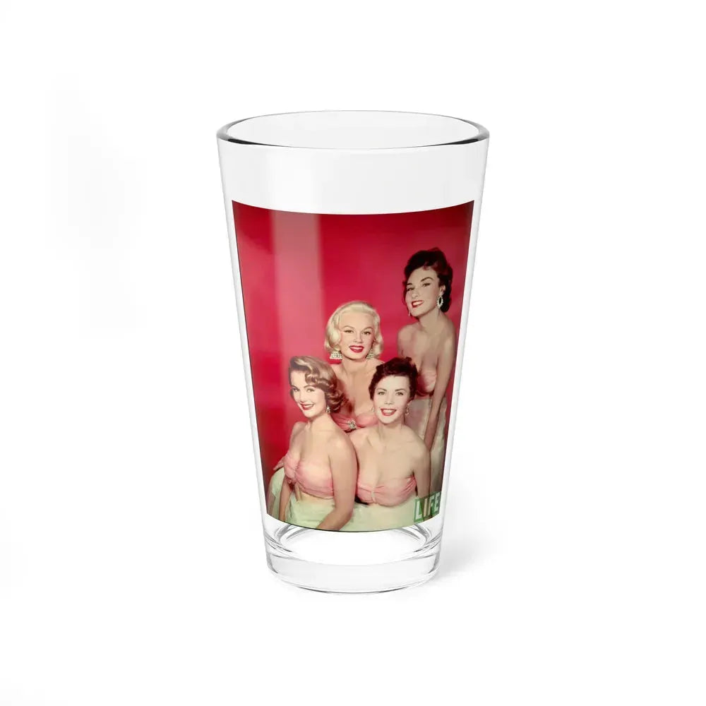 Allison Hayes #111 - Allison with, Mamie Van Doren & 2 Others (Vintage Female Icon) Pint Glass 16oz 16oz - Go Mug Yourself