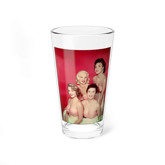 Allison Hayes #111 - Allison with, Mamie Van Doren & 2 Others (Vintage Female Icon) Pint Glass 16oz 16oz - Go Mug Yourself