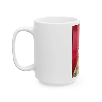 Allison Hayes #111 - Allison with, Mamie Van Doren & 2 Others (Vintage Female Icon) White Coffee Mug - Go Mug Yourself