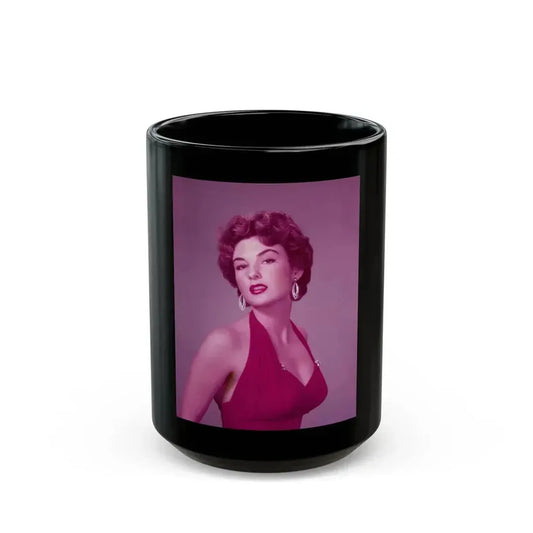Allison Hayes #117 (Vintage Female Icon) Black Coffee Mug 15oz - Go Mug Yourself