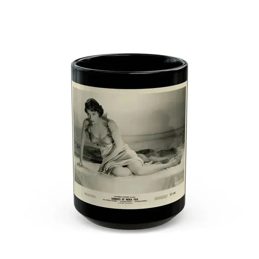 Allison Hayes #122 (Vintage Female Icon) Black Coffee Mug 15oz - Go Mug Yourself
