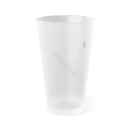 Allison Hayes #123 - Vintage 8x10 B&W Full Body Swimsuit Cheesecake Photo 1 (Vintage Female Icon) Frosted Pint Glass 16oz 16oz Frosted - Go Mug Yourself