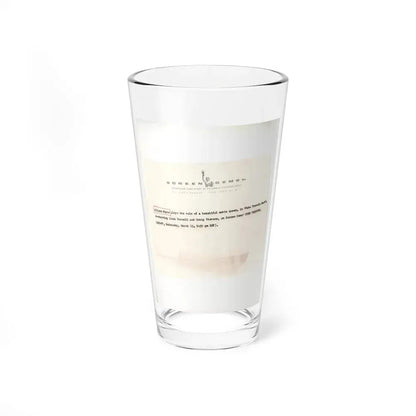 Allison Hayes #123 - Vintage 8x10 B&W Full Body Swimsuit Cheesecake Photo 3 (Vintage Female Icon) Pint Glass 16oz 16oz - Go Mug Yourself