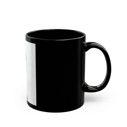Allison Hayes #123 - Vintage 8x10 B&W Full Body Swimsuit Cheesecake Photo (Vintage Female Icon) Black Coffee Mug - Go Mug Yourself