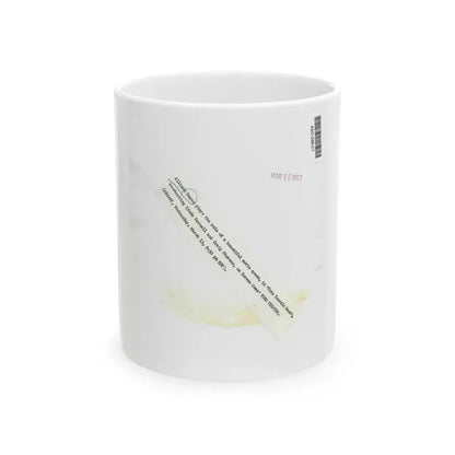 Allison Hayes #123 - Vintage 8x10 B&W Full Body Swimsuit Cheesecake Photo_1 (Vintage Female Icon) White Coffee Mug 11oz - Go Mug Yourself
