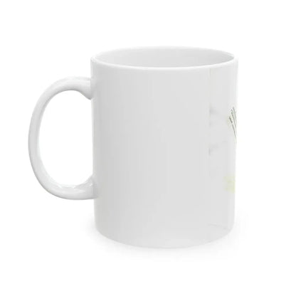 Allison Hayes #123 - Vintage 8x10 B&W Full Body Swimsuit Cheesecake Photo_1 (Vintage Female Icon) White Coffee Mug - Go Mug Yourself