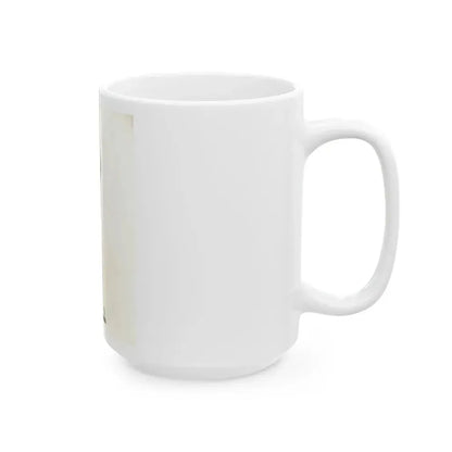 Allison Hayes #123 - Vintage 8x10 B&W Full Body Swimsuit Cheesecake Photo_2 (Vintage Female Icon) White Coffee Mug - Go Mug Yourself