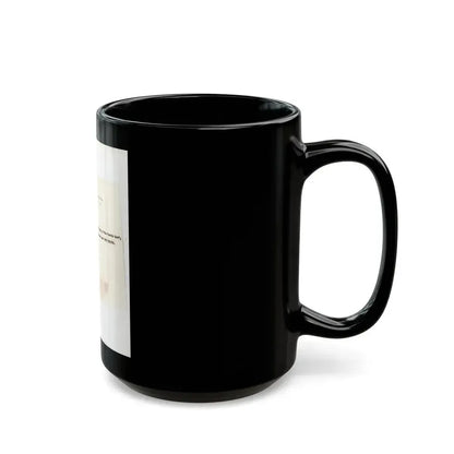 Allison Hayes #123 - Vintage 8x10 B&W Full Body Swimsuit Cheesecake Photo_3 (Vintage Female Icon) Black Coffee Mug - Go Mug Yourself