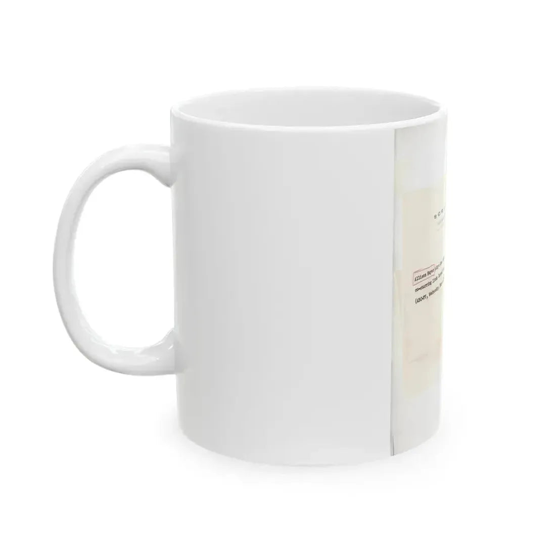 Allison Hayes #123 - Vintage 8x10 B&W Full Body Swimsuit Cheesecake Photo_3 (Vintage Female Icon) White Coffee Mug - Go Mug Yourself