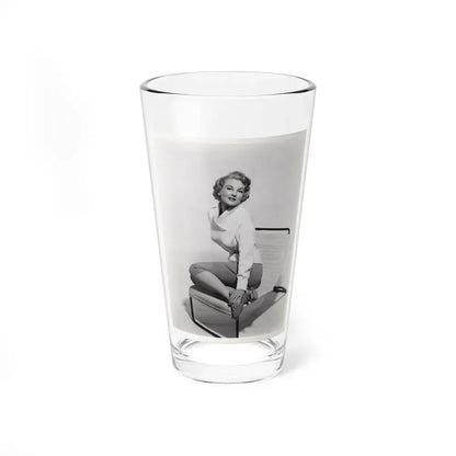 Allison Hayes #124 (Vintage Female Icon) Pint Glass 16oz 16oz - Go Mug Yourself