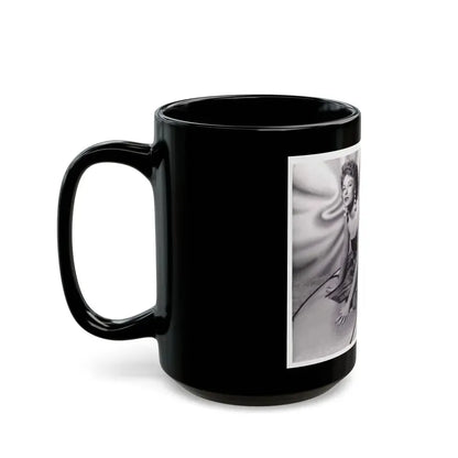Allison Hayes #125 (Vintage Female Icon) Black Coffee Mug - Go Mug Yourself