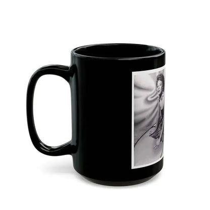 Allison Hayes #125 (Vintage Female Icon) Black Coffee Mug - Go Mug Yourself