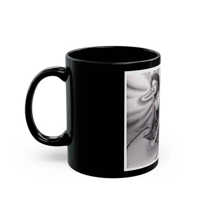 Allison Hayes #125 (Vintage Female Icon) Black Coffee Mug - Go Mug Yourself