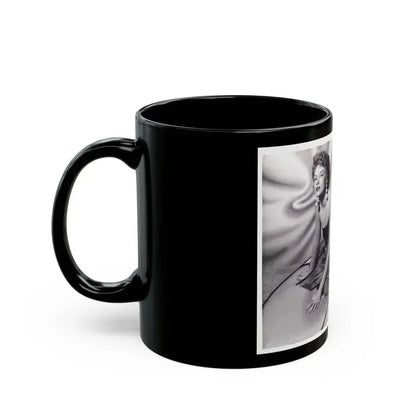 Allison Hayes #125 (Vintage Female Icon) Black Coffee Mug - Go Mug Yourself