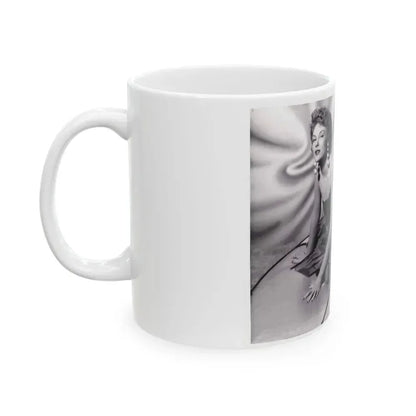 Allison Hayes #125 (Vintage Female Icon) White Coffee Mug - Go Mug Yourself
