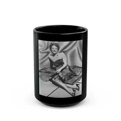 Allison Hayes #127 (Vintage Female Icon) Black Coffee Mug 15oz - Go Mug Yourself
