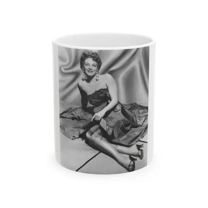 Allison Hayes #127 (Vintage Female Icon) White Coffee Mug 11oz - Go Mug Yourself