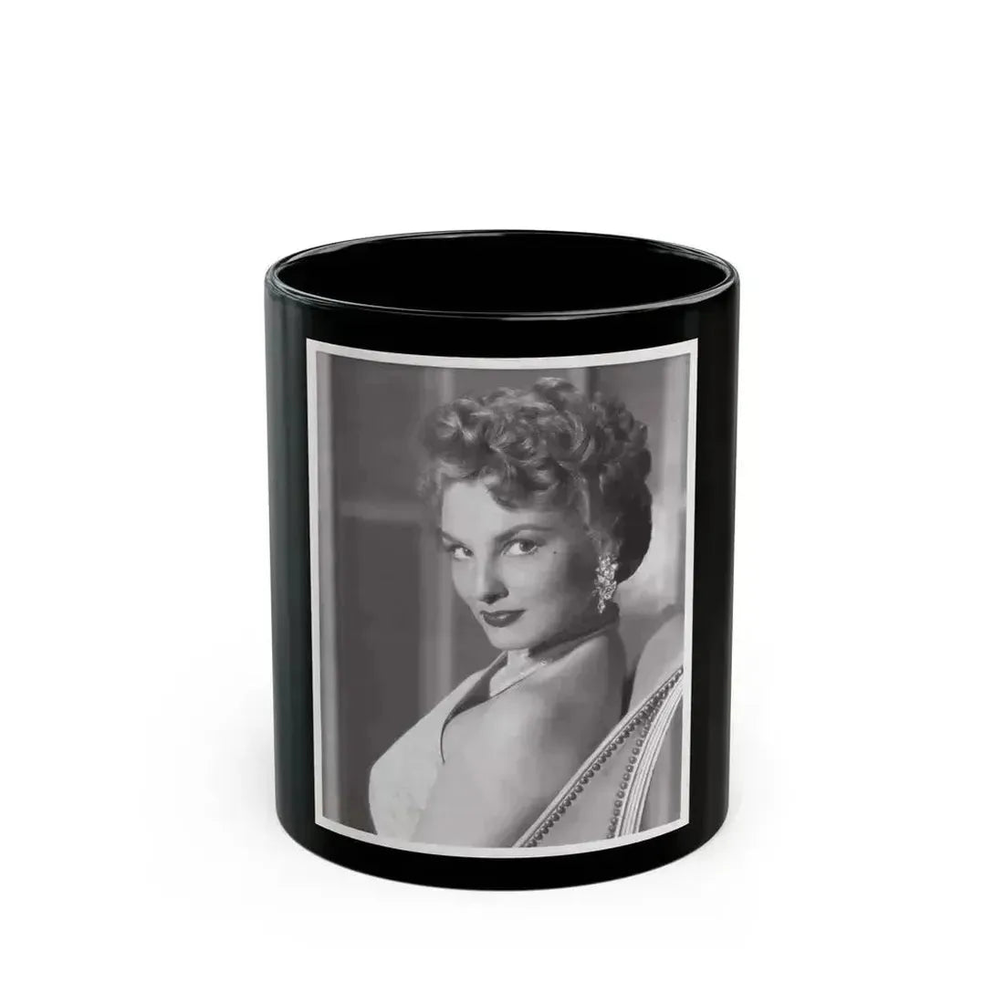 Allison Hayes #129 (Vintage Female Icon) Black Coffee Mug 11oz - Go Mug Yourself