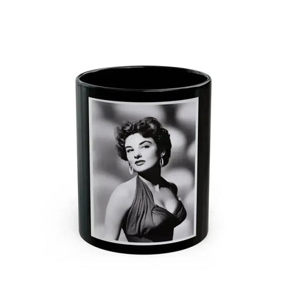 Allison Hayes #13 - 8x10 B&W  Waist to Head Glamour Shot from Original Photo or Negative (Vintage Female Icon) Black Coffee Mug 11oz - Go Mug Yourself