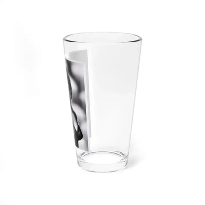 Allison Hayes #13 - 8x10 B&W  Waist to Head Glamour Shot from Original Photo or Negative (Vintage Female Icon) Pint Glass 16oz - Go Mug Yourself