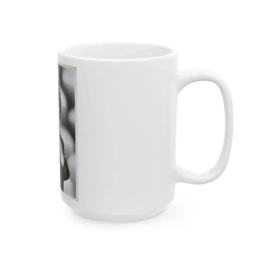 Allison Hayes #13 - 8x10 B&W  Waist to Head Glamour Shot from Original Photo or Negative (Vintage Female Icon) White Coffee Mug - Go Mug Yourself