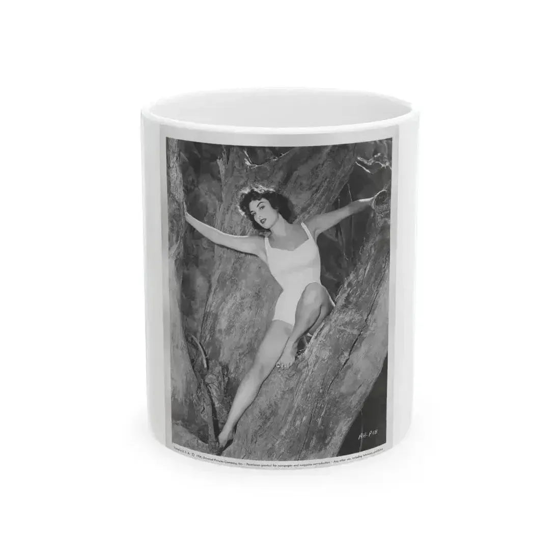 Allison Hayes #134 (Vintage Female Icon) White Coffee Mug 11oz - Go Mug Yourself