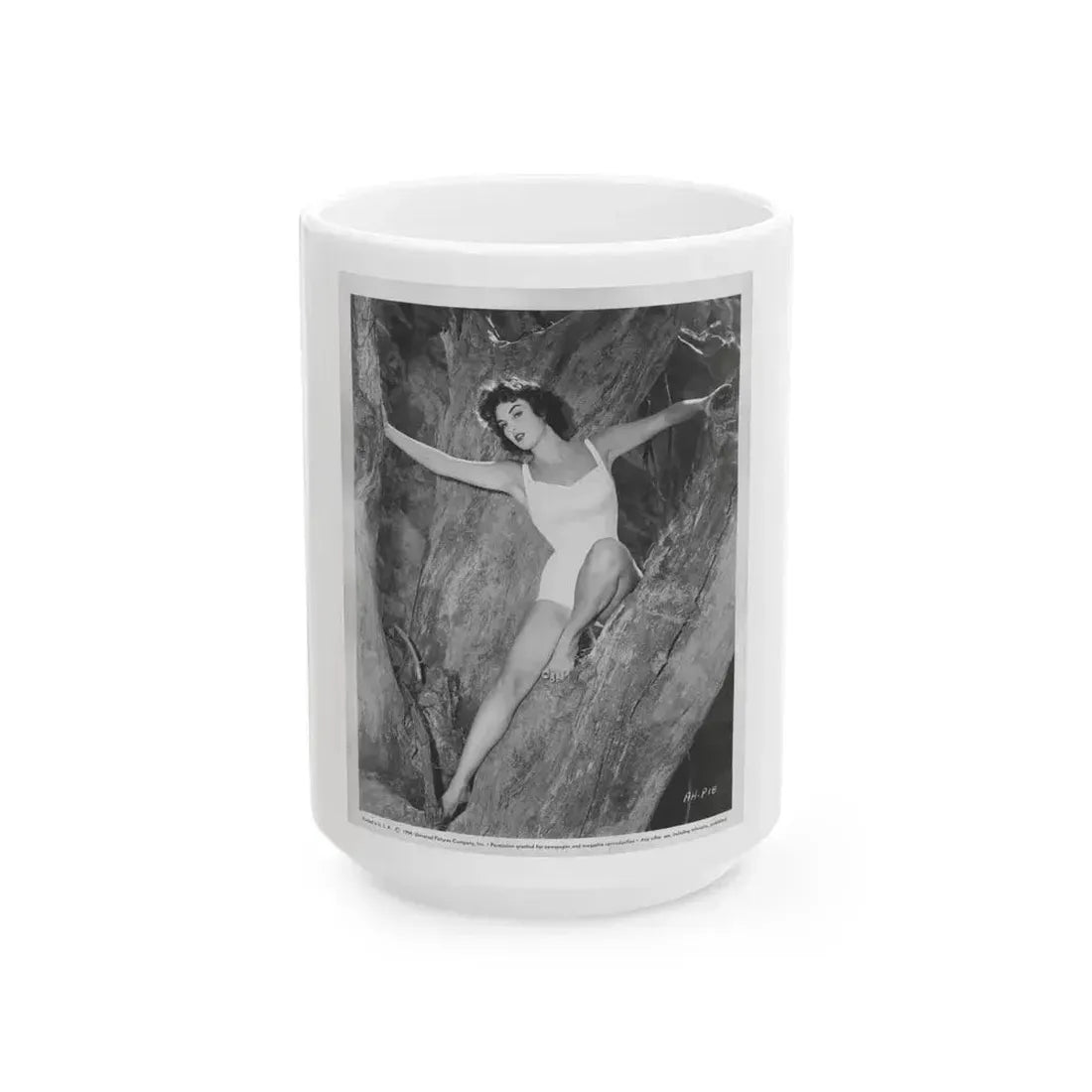 Allison Hayes #134 (Vintage Female Icon) White Coffee Mug 15oz - Go Mug Yourself