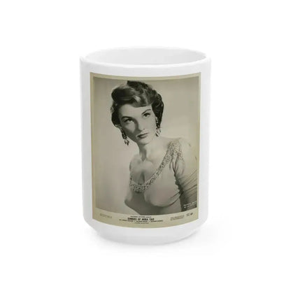 Allison Hayes #138 (Vintage Female Icon) White Coffee Mug 15oz - Go Mug Yourself