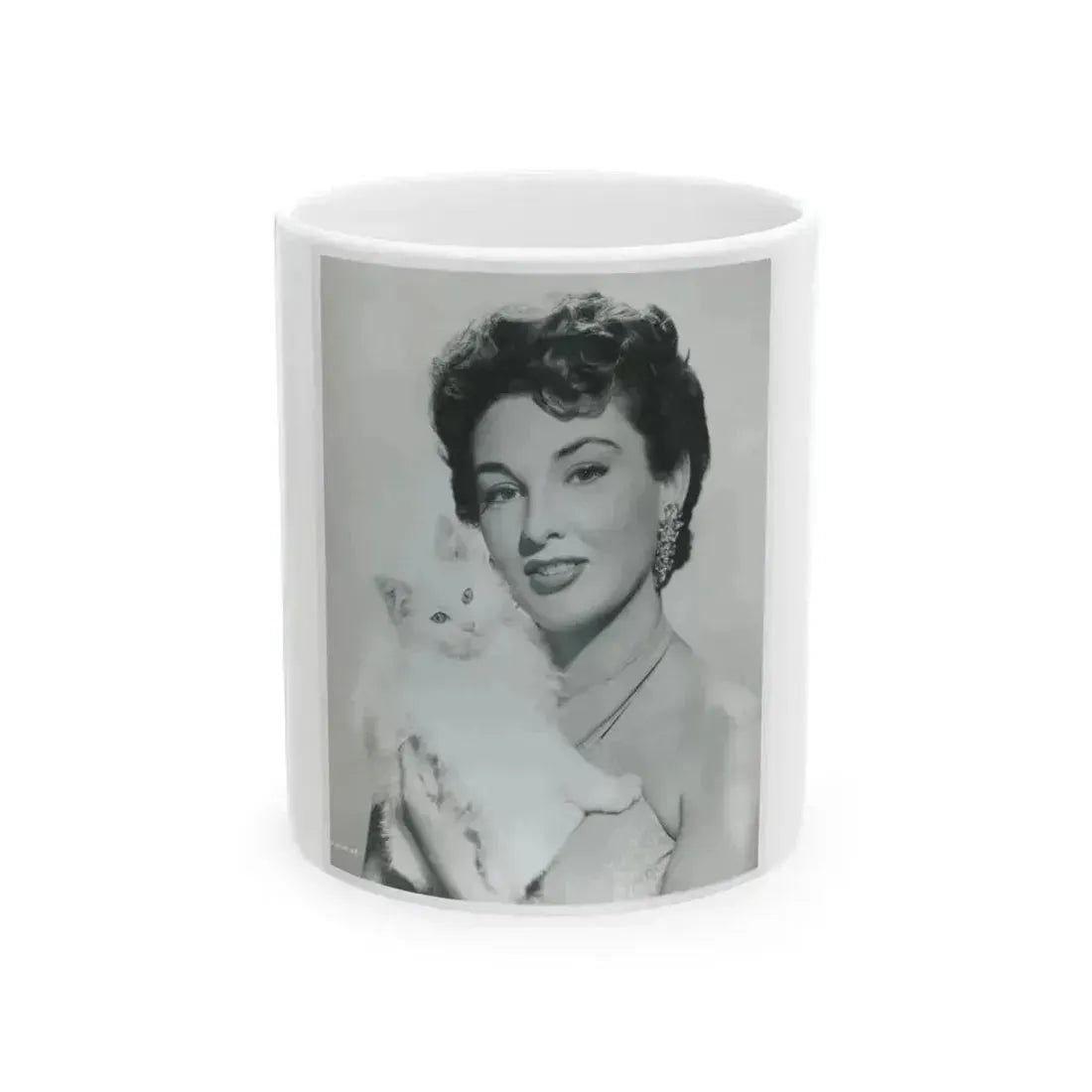 Allison Hayes #139 (Vintage Female Icon) White Coffee Mug 11oz - Go Mug Yourself