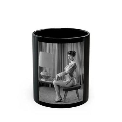 Allison Hayes #140 (Vintage Female Icon) Black Coffee Mug 11oz - Go Mug Yourself