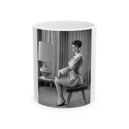 Allison Hayes #140 (Vintage Female Icon) White Coffee Mug 11oz - Go Mug Yourself