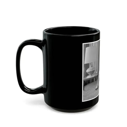 Allison Hayes #141 (Vintage Female Icon) Black Coffee Mug - Go Mug Yourself