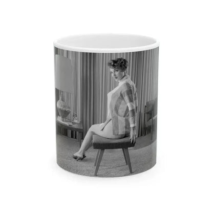 Allison Hayes #141 (Vintage Female Icon) White Coffee Mug 11oz - Go Mug Yourself