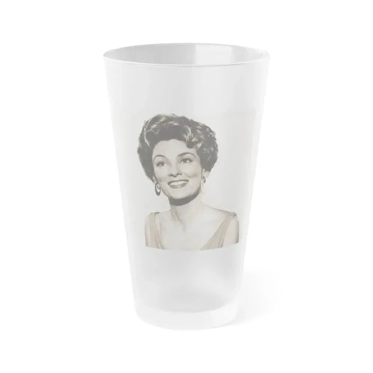 Allison Hayes #151 (Vintage Female Icon) Frosted Pint Glass 16oz 16oz Frosted - Go Mug Yourself