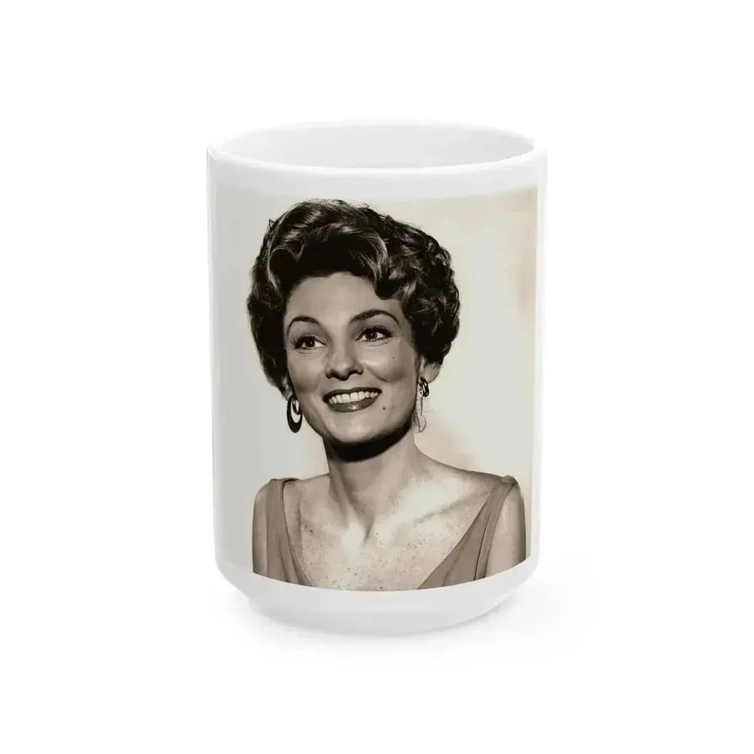 Allison Hayes #151 (Vintage Female Icon) White Coffee Mug 15oz - Go Mug Yourself