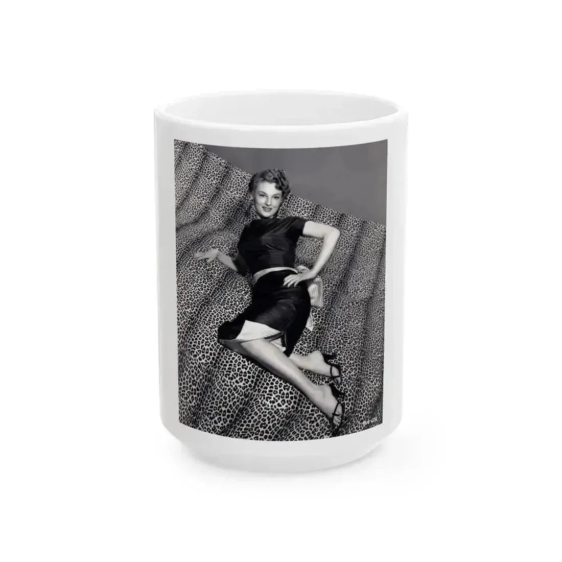 Allison Hayes #156 (Vintage Female Icon) White Coffee Mug 15oz - Go Mug Yourself