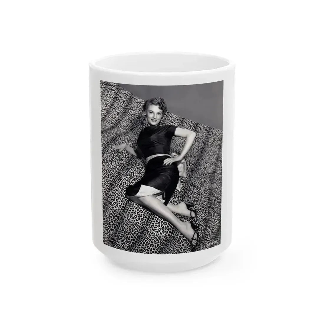 Allison Hayes #156 (Vintage Female Icon) White Coffee Mug 15oz - Go Mug Yourself