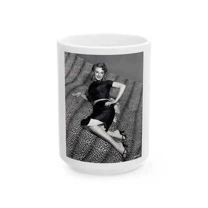 Allison Hayes #156 (Vintage Female Icon) White Coffee Mug 15oz - Go Mug Yourself