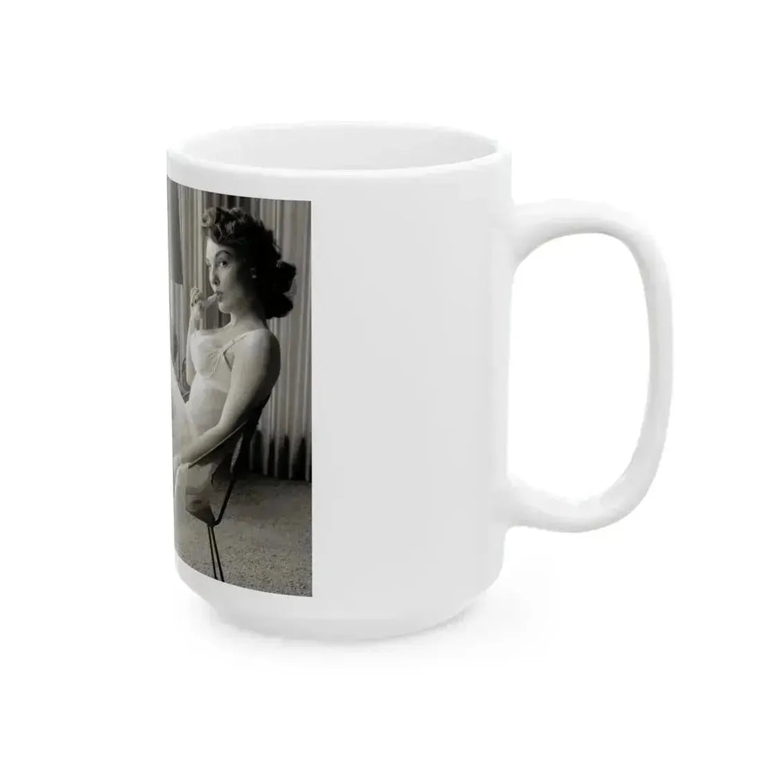 Allison Hayes #160 (Vintage Female Icon) White Coffee Mug - Go Mug Yourself