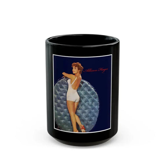 Allison Hayes #163 (Vintage Female Icon) Black Coffee Mug 15oz - Go Mug Yourself