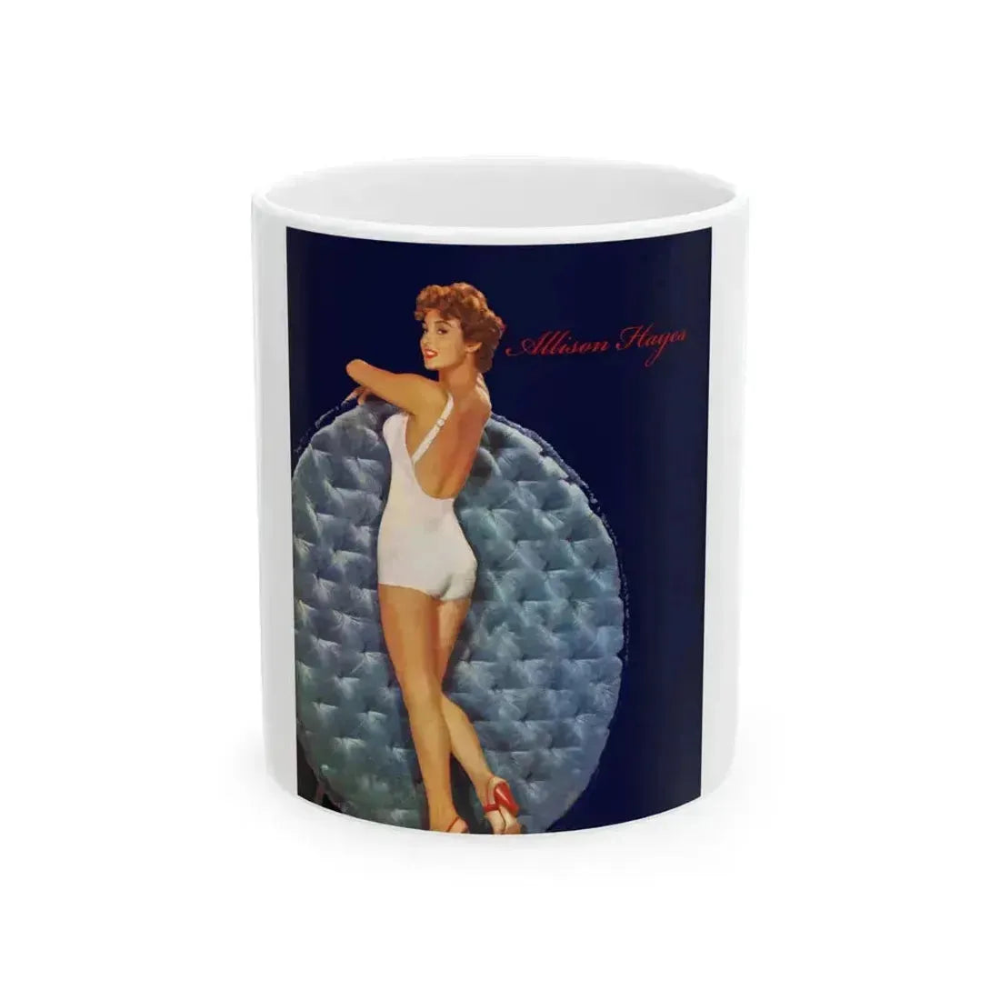 Allison Hayes #163 (Vintage Female Icon) White Coffee Mug 11oz - Go Mug Yourself