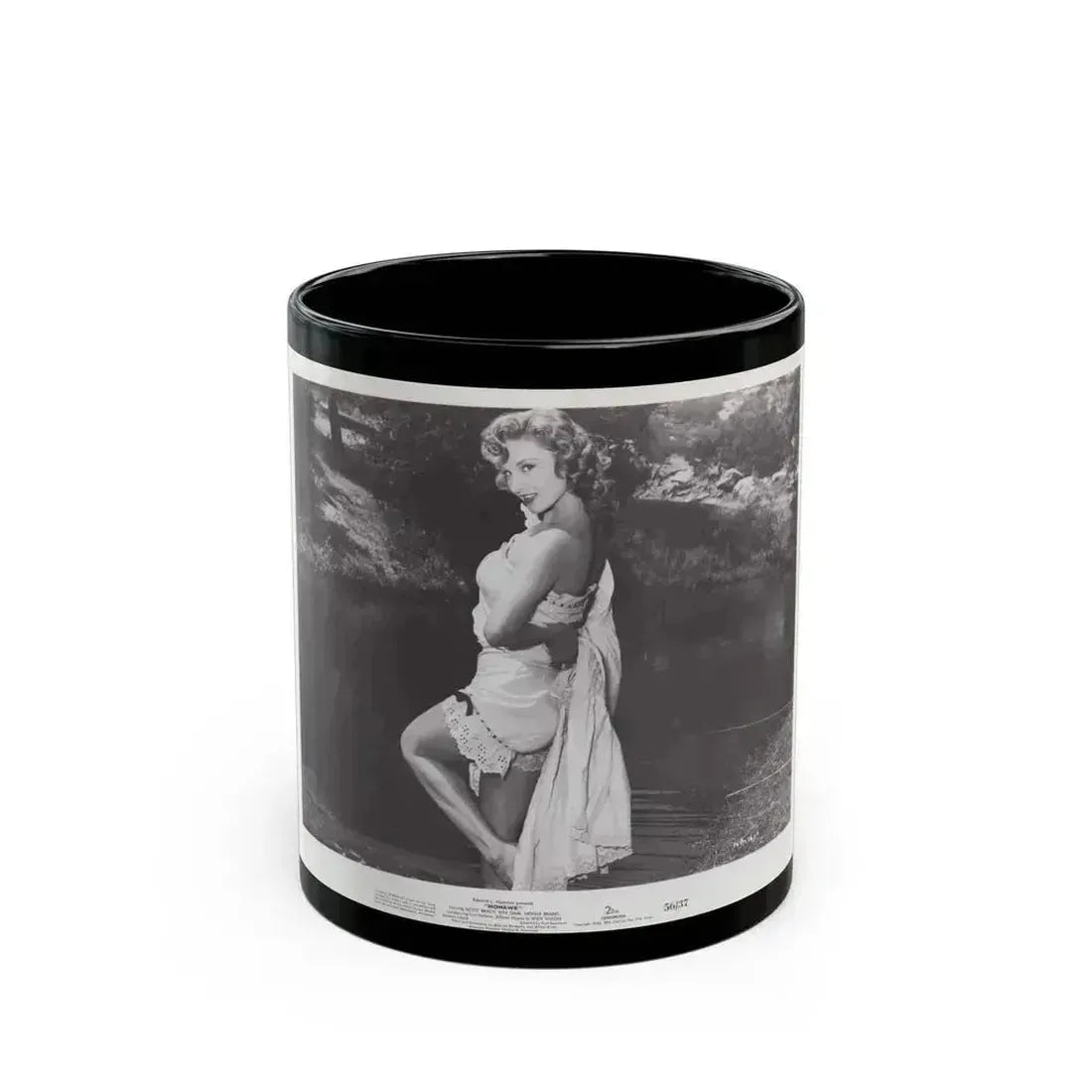 Allison Hayes #165 (Vintage Female Icon) Black Coffee Mug 11oz - Go Mug Yourself