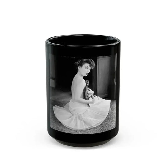Allison Hayes #172 (Vintage Female Icon) Black Coffee Mug 15oz - Go Mug Yourself