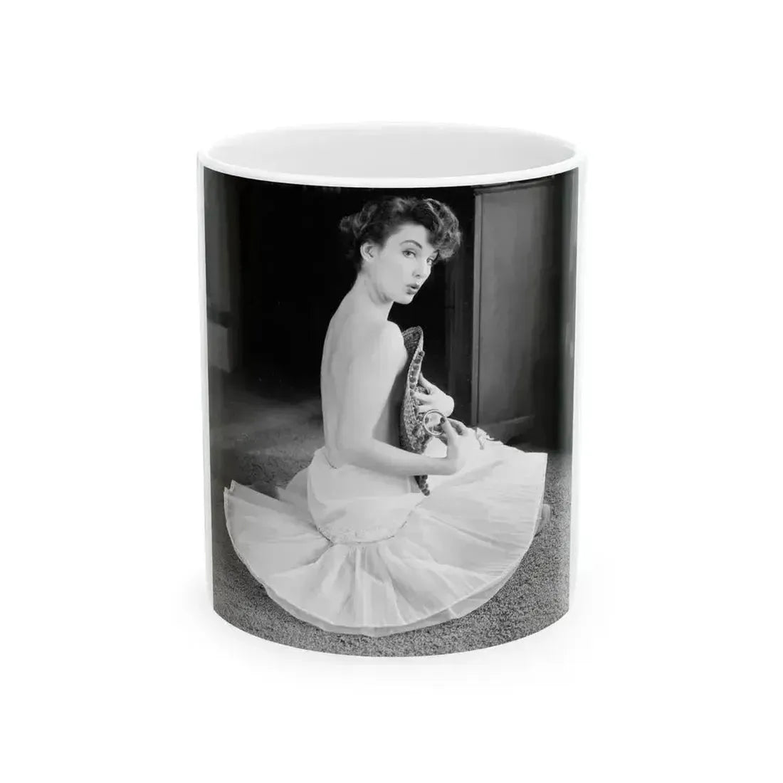 Allison Hayes #172 (Vintage Female Icon) White Coffee Mug 11oz - Go Mug Yourself