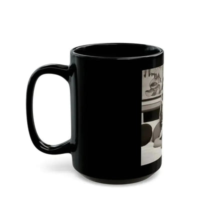 Allison Hayes #173_1 (Vintage Female Icon) Black Coffee Mug - Go Mug Yourself