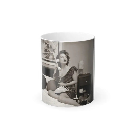 Allison Hayes #173_1 (Vintage Female Icon) Color Changing Coffee Mug 11oz - Go Mug Yourself