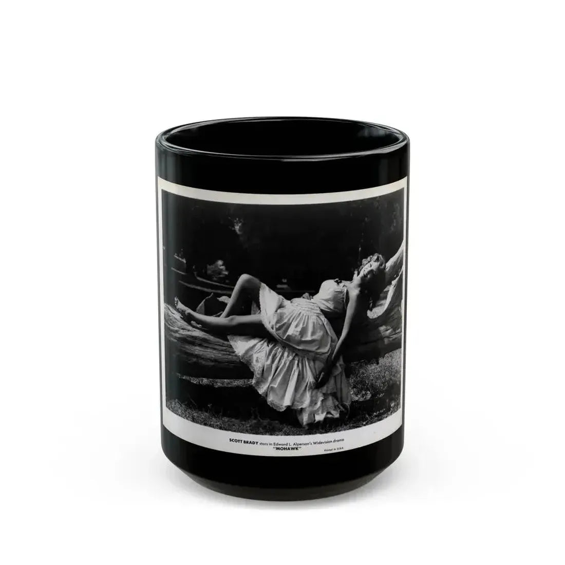 Allison Hayes #174 (Vintage Female Icon) Black Coffee Mug 15oz - Go Mug Yourself