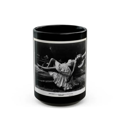 Allison Hayes #174 (Vintage Female Icon) Black Coffee Mug 15oz - Go Mug Yourself